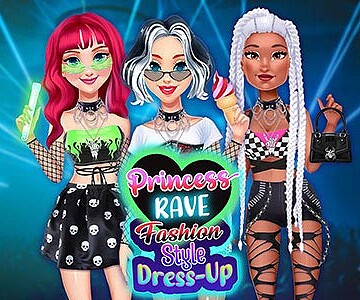 Princesses Rave Fashion Style Dress Up