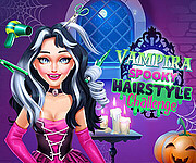 Vampira Spooky Hairstyle Challenge