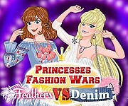 Princesses Fashion Wars Feathers Vs Denim