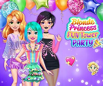 Blonde Princess Fun Tower Party
