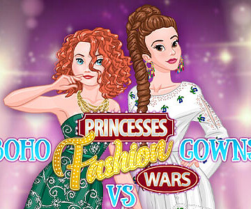 Princesses Fashion Wars Boho vs Gowns