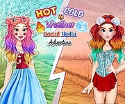 Hot vs Cold Weather Social Media Adventure