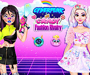 Cyberpunk Vs Candy Fashion Rivalry