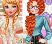 Princesses Getting Cozy: Chunky Knits
