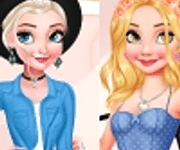 Elsa Vs Rapunzel Fashion Game