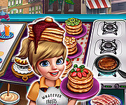 Cooking Fast 3 Ribs And Pancakes