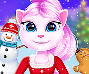 Cat Girl Christmas Decor Game