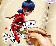 Dotted Girl Coloring Book
