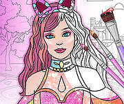 Dress Up Games & Coloring Book