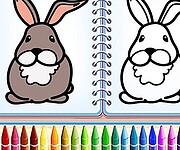 Coloring Bunny Book