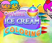 Online Ice Cream Coloring