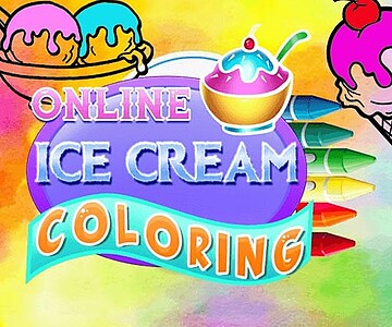 Online Ice Cream Coloring