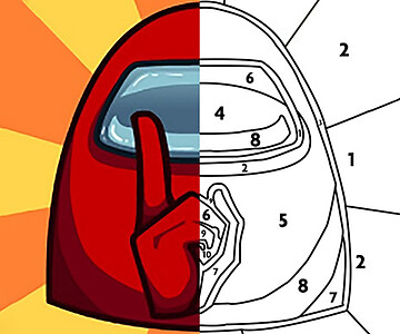 Among Them Coloring Book