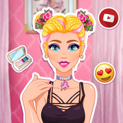 Play Game Audrey's Beauty Makeup Vlogger Story