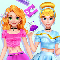 Play Game Blonde Princess #DIY Royal Dress