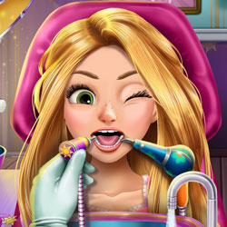 Play Game Blonde Princess Real Dentist