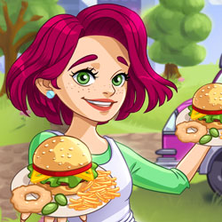 Play Game Burger Truck Frenzy USA
