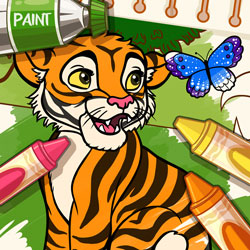 Play Game Color Me Jungle Animals