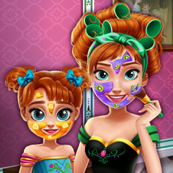 Play Game Ice Princess Mommy Real Makeover