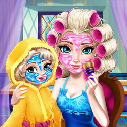 Play Game Ice Queen Mommy Real Makeover