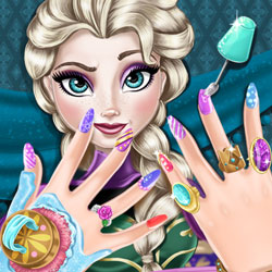 Play Game Ice Queen Nails Spa