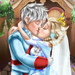 Play Game Ice Queen Wedding Kiss