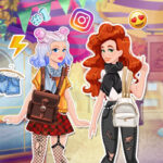 Play Game Jessie and Audrey's Social Media Adventure