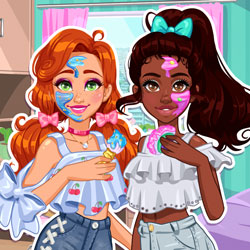 Play Game Jessie and Noelle's BFF Real Makeover