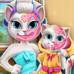 Play Game Kitty Mommy Real Makeover