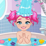 Play Game Moody Ally Baby Bath