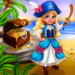 Play Game Pirate Princess Treasure Adventure