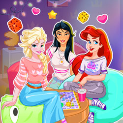 Play Game Princess Board Game Night