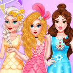 Play Game Princess Dazzling Dress Design