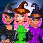Play Game Princesses Witchy Dress Design