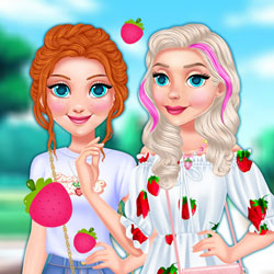 Play Game Sisters Strawberry Outfits