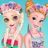 Dress Up Game: Elsa And Anna Pool Party